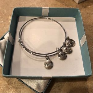 New “Faith, Believe, Hope, Love” Charm Bracelet